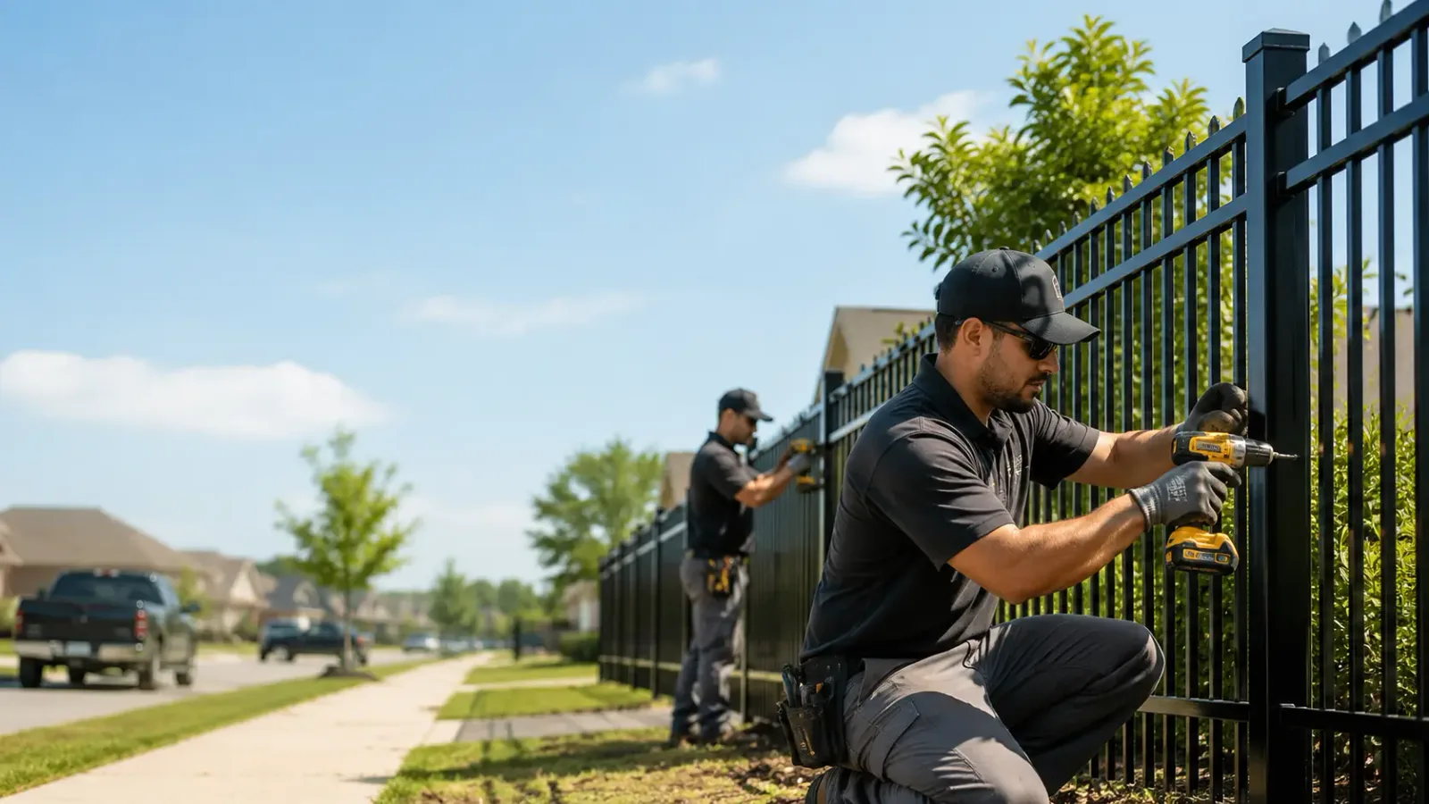 Metal Fence Installation in West Fork, AR